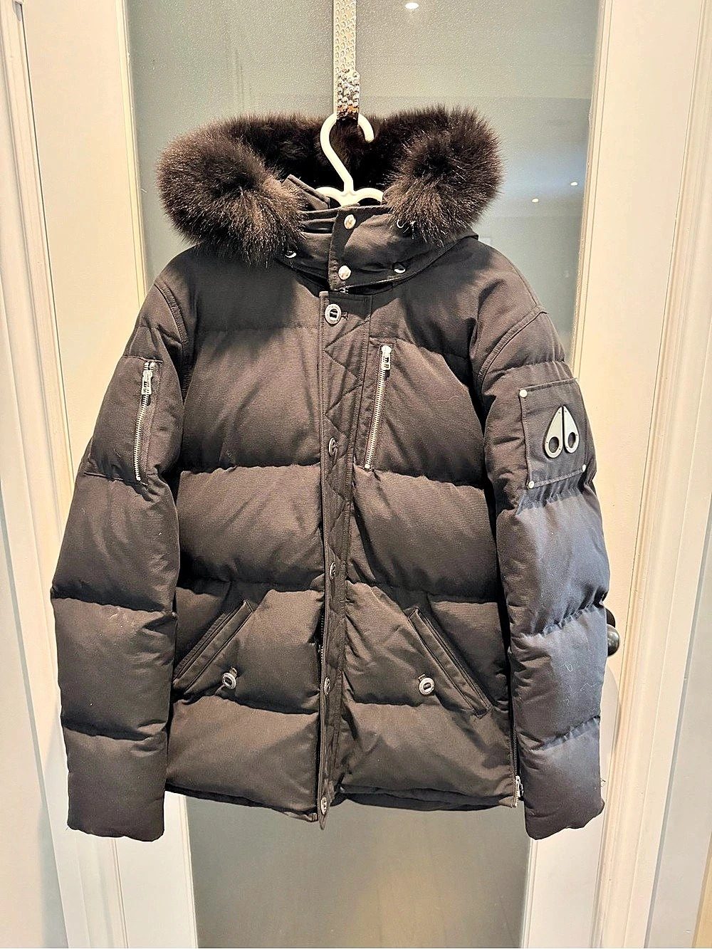 Moose Knuckles Original Stirling Parka Black Puffer Jacket